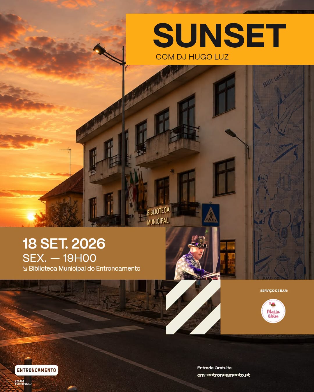 Biblioteca Municipal do Entroncamento recebe Sunset especial